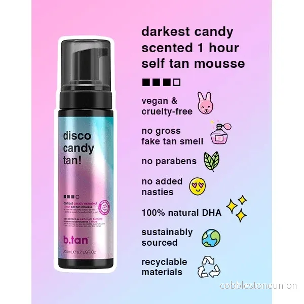 B.tan: Disco Candy Tan! Self Tan Mousse - Bild 2