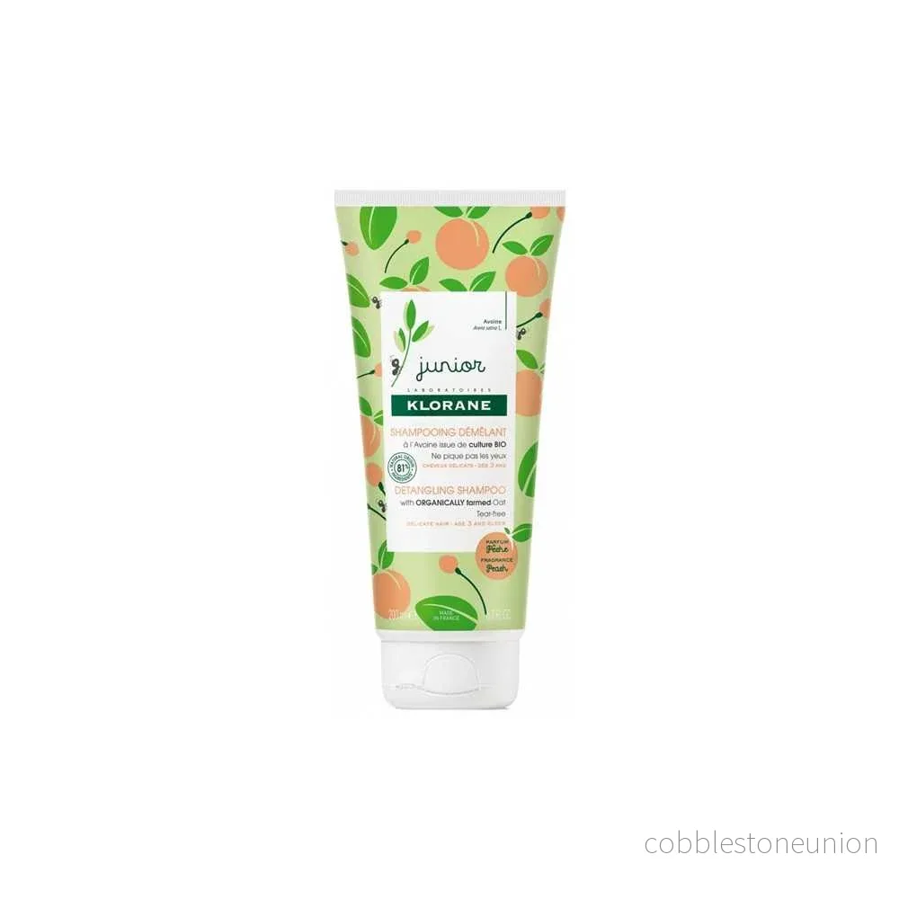 Klorane, Junior, Peach, Detangling Shampoo, 200 ml Klorane, Junior, Peach, Detangling Shampoo, 200 ml
