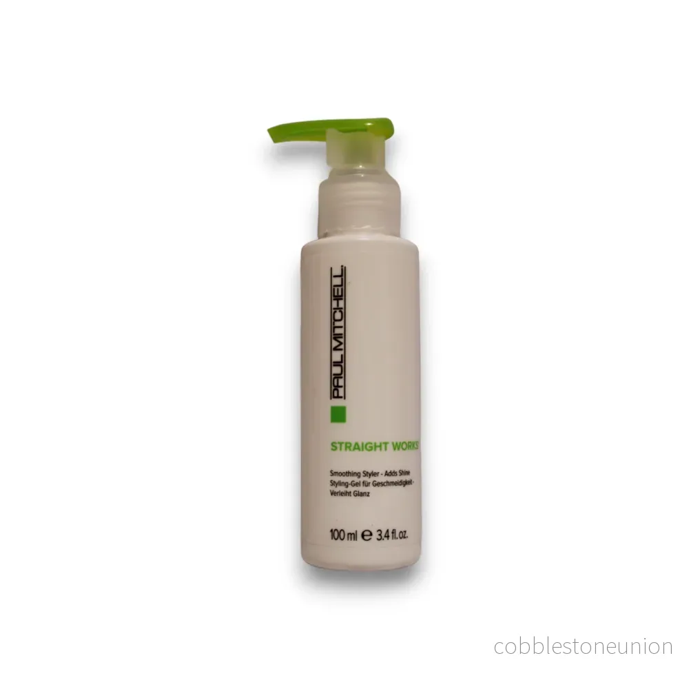 Paul Mitchell, Smoothing Straight Works, Parabenfri, Hårstylingsgel, För utjämning, 100 ml Paul Mitchell, Smoothing Straight Works, Parabenfri, Hårstylingsgel, För utjämning, 100 ml