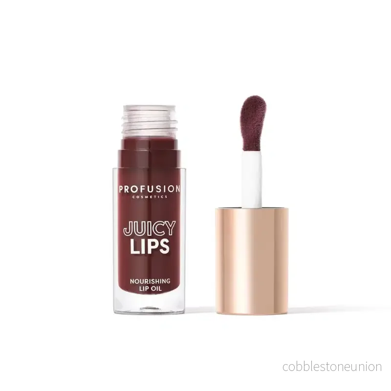 Profusion Cosmetics, Juicy Lips Tint, Glow & Hydrating, Läppolja, Svart körsbär, 5.2 ml