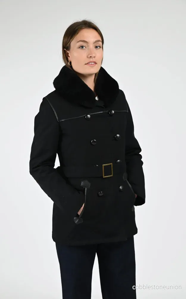 Authentic Black Canvas Canadian Jacket – Women Authentic Black Canvas Canadian Jacket – Women