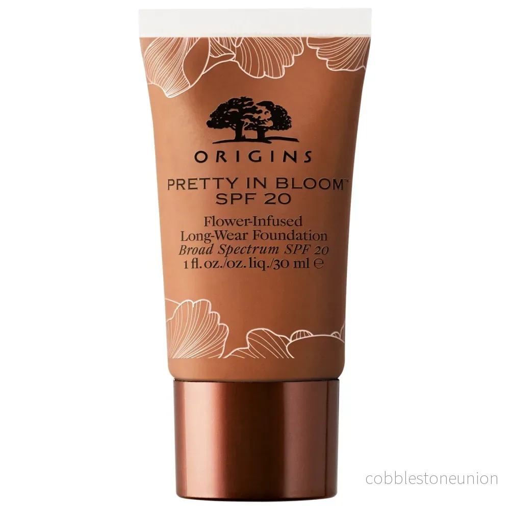 Origins, Pretty In Bloom, Long-lasting, Cream Foundation, No. 700, Very Deep Neutral, SPF 20, 30 ml