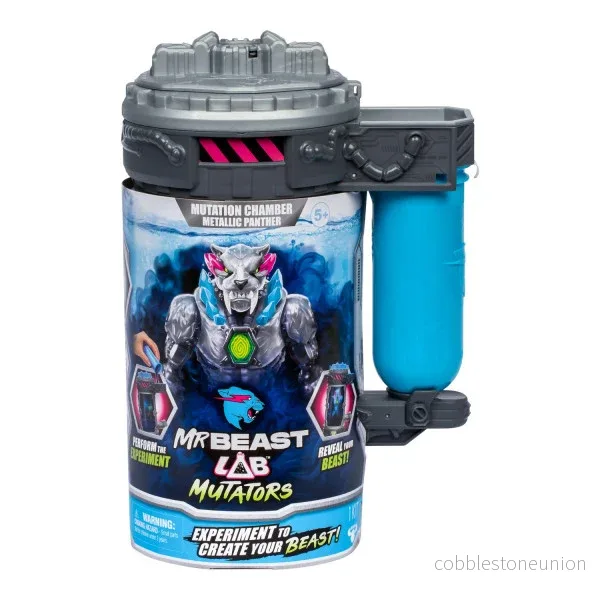 MrBeast Lab Mutator Action Figure Metalic Panther MrBeast Lab Mutator Action Figure Metalic Panther