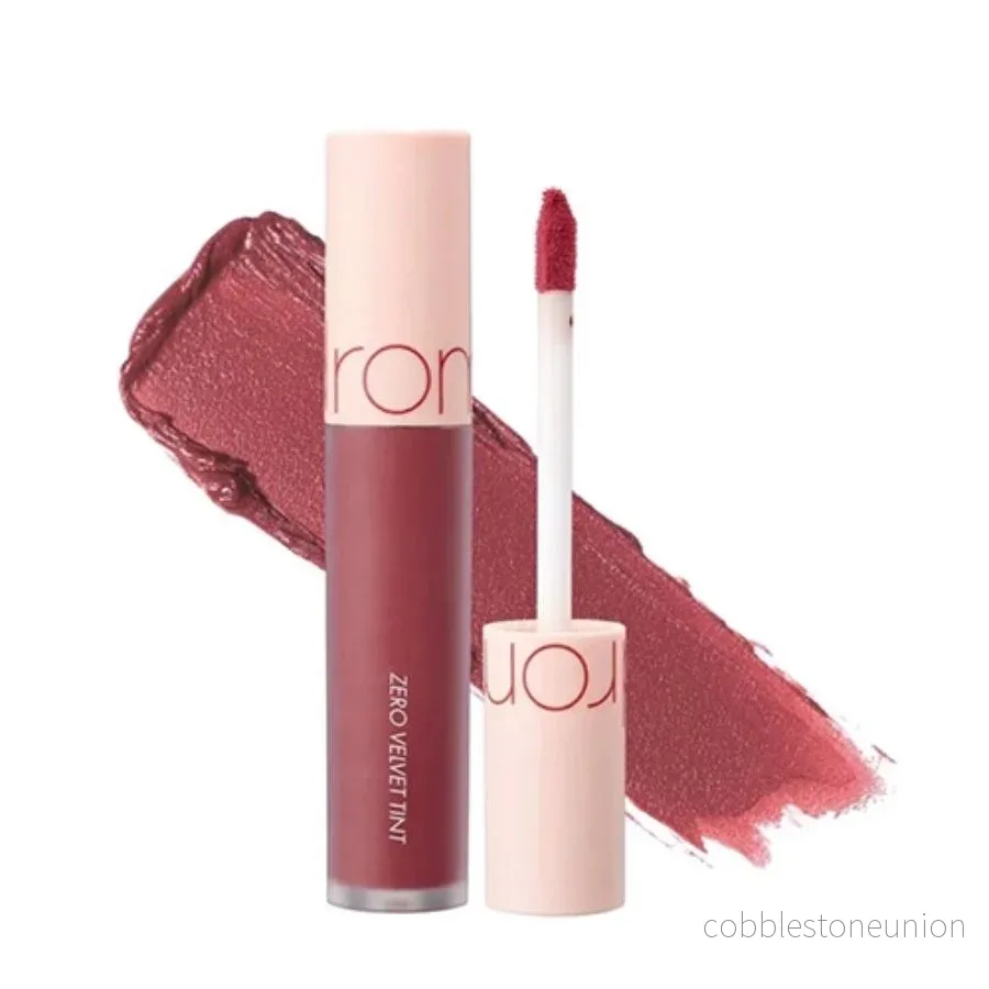 Rom&nd, Zero Velvet Tint, Flytande läppstift, Flytande läppstift, 16, Burny Nude, 5.5 g