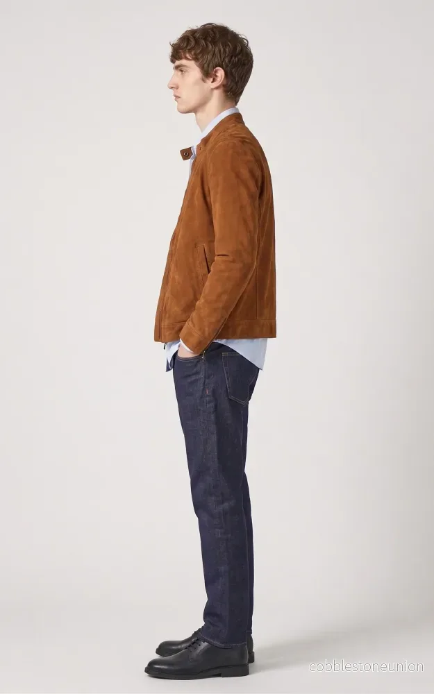 Delf Cognac Suede Jacket - Men - Bild 3