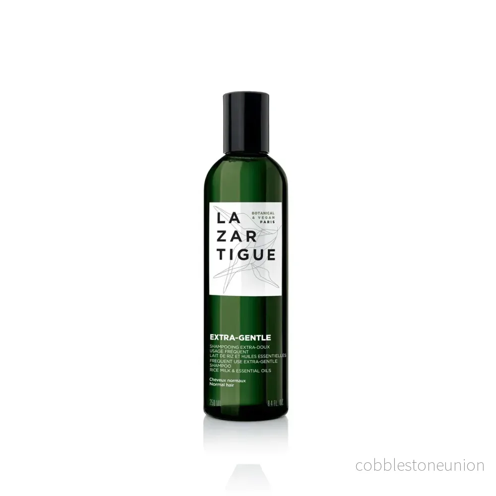Lazartigue, Extra-Gentle, Rismjölk, Hårschampo, Extra – Mjuk, 250 ml