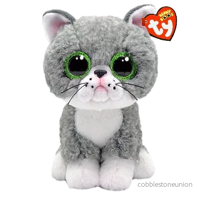 Ty Beanie Boos Fergus The Gray Cat