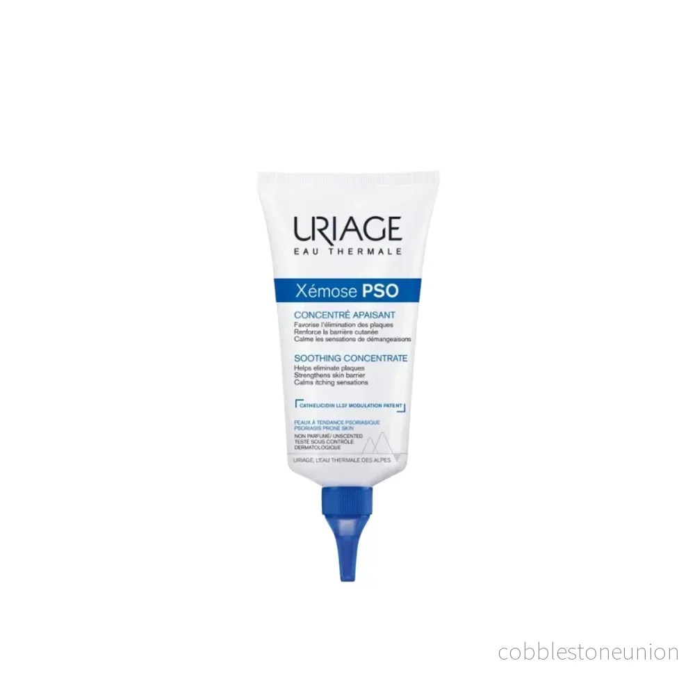 Uriage, Xémose PSO, Lugnande, Lokal behandlingskräm, Psoriasisbenägen hud, 150 ml Uriage, Xémose PSO, Lugnande, Lokal behandlingskräm, Psoriasisbenägen hud, 150 ml