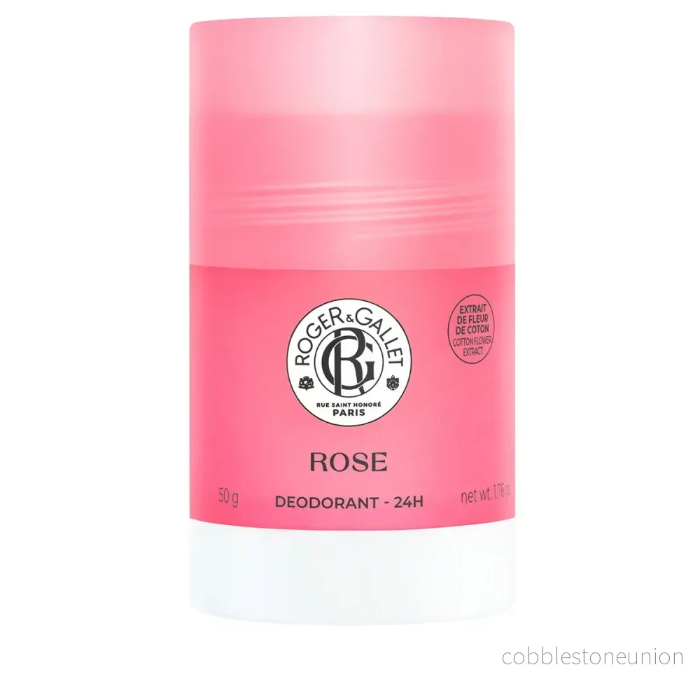 Roger & Gallet, Ros, 24-timmars skydd, Deodorantstick, För kvinnor, 50 g Roger & Gallet, Ros, 24-timmars skydd, Deodorantstick, För kvinnor, 50 g