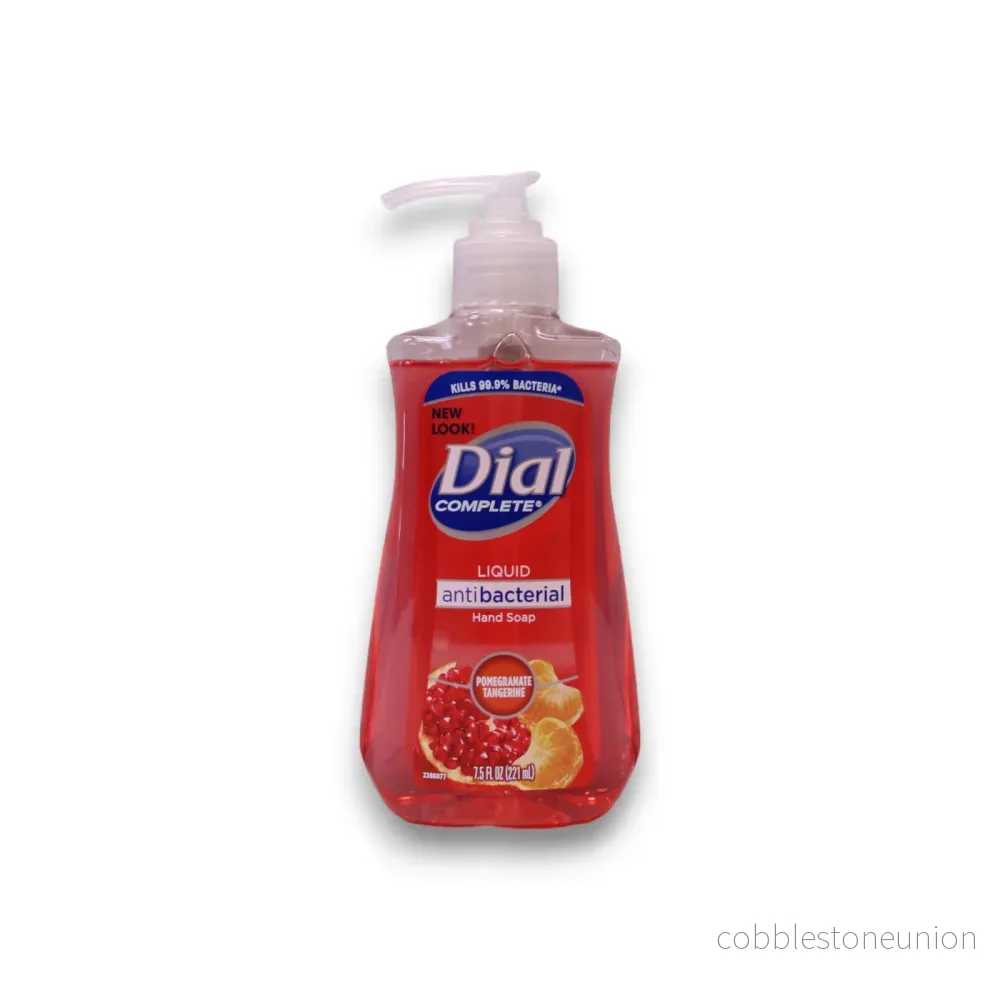 Dial, Antibacterial, Pomegranate & Mandarin, Liquid Hand Soap, 221 ml