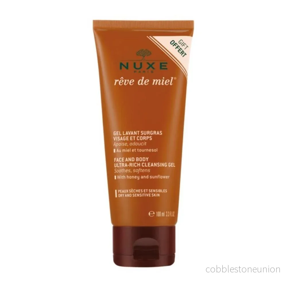 Nuxe, Reve de Miel Ultra Rich, Rengöringsgel, För ansiktet, 100 ml Nuxe, Reve de Miel Ultra Rich, Rengöringsgel, För ansiktet, 100 ml