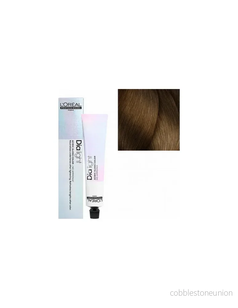 L'Oreal Professionnel, Dia Light, Ammoniakfri, Permanent hårfärg, 7.31, 50 ml - Bild 2