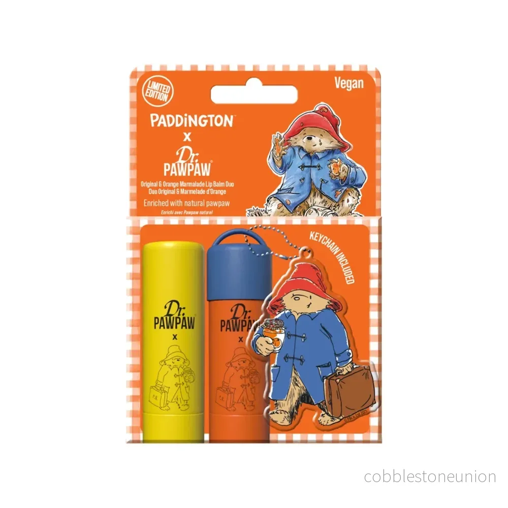 Set Dr. PawPaw: Paddington Bear Original Balm, Vegan, Lip Balm, 4 g + Paddington Orange Marmalade, Hydrating, Lip Balm, 4 g + Paddington Bear, None, Keyrings & Keychains None Set Dr. PawPaw: Paddington Bear Original Balm, Vegan, Lip Balm, 4 g + Paddington Orange Marmalade, Hydrating, Lip Balm, 4 g + Paddington Bear, None, Keyrings & Keychains None