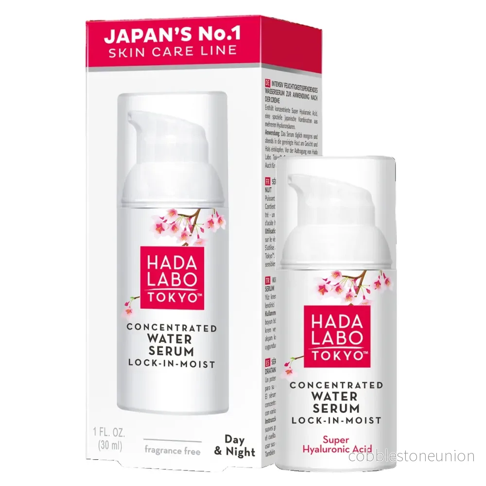 Hada Labo Tokyo, Concentrated Water, Hyaluronsyra, Djup återfuktning, Serum, För ansiktet, 30 ml - Bild 2