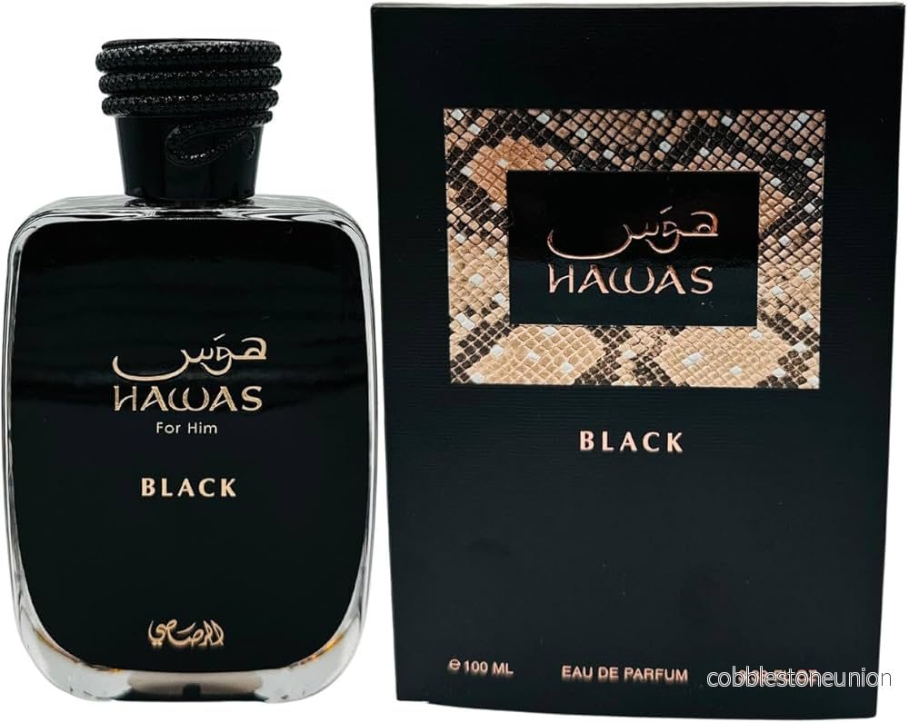 Rasasi, Hawas Black, Eau de Parfum, För män, 100 ml