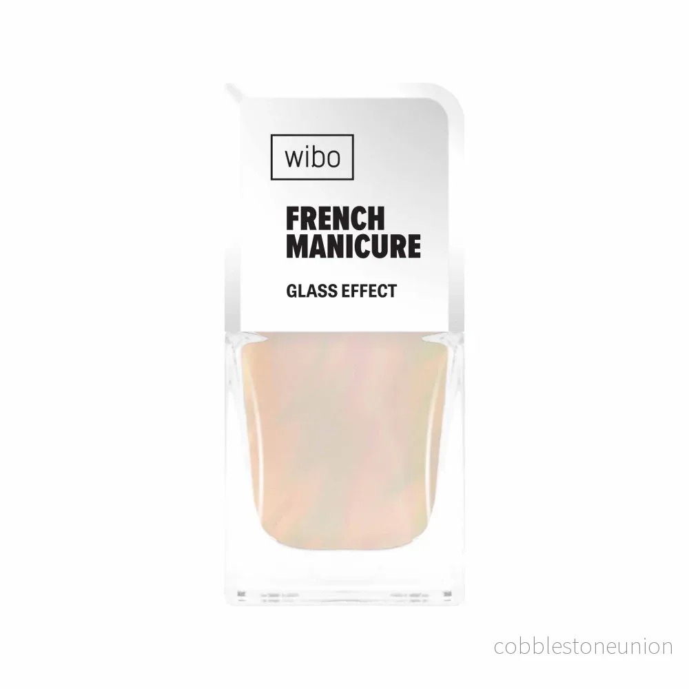 Wibo, French Manicure, Glaseffekt, Nagellack, 10, 8,5 ml Wibo, French Manicure, Glaseffekt, Nagellack, 10, 8,5 ml
