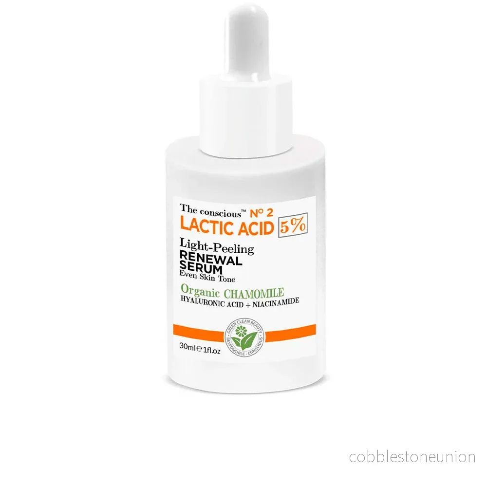 Biovene, The Conscious No.2, Lactic Acid, Peeling, Serum, För ansiktet, 30 ml