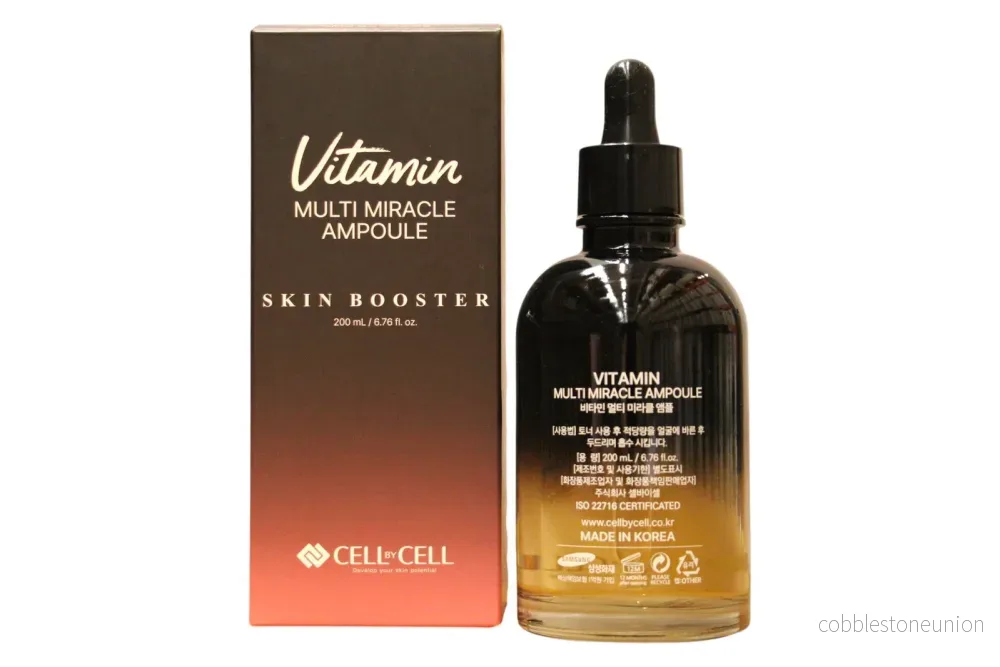 Cell By Cell, Miracle Ampoule, Multivitamin, För fläckar & ljusare, Serum, För ansiktet, 200 ml - Bild 2