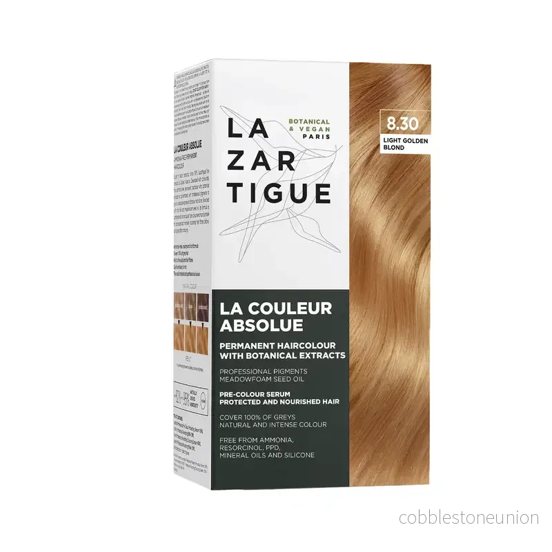 Lazartigue, La Couleur Absolue, Permanent hårfärg, 8.30 Ljus gyllene blond, 143 ml Lazartigue, La Couleur Absolue, Permanent hårfärg, 8.30 Ljus gyllene blond, 143 ml