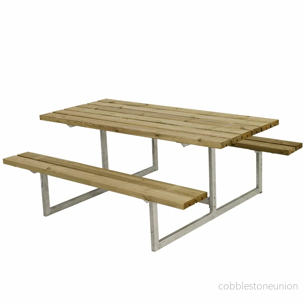 Basic bord-/bænkesæt – 177 cm – trykimprægneret