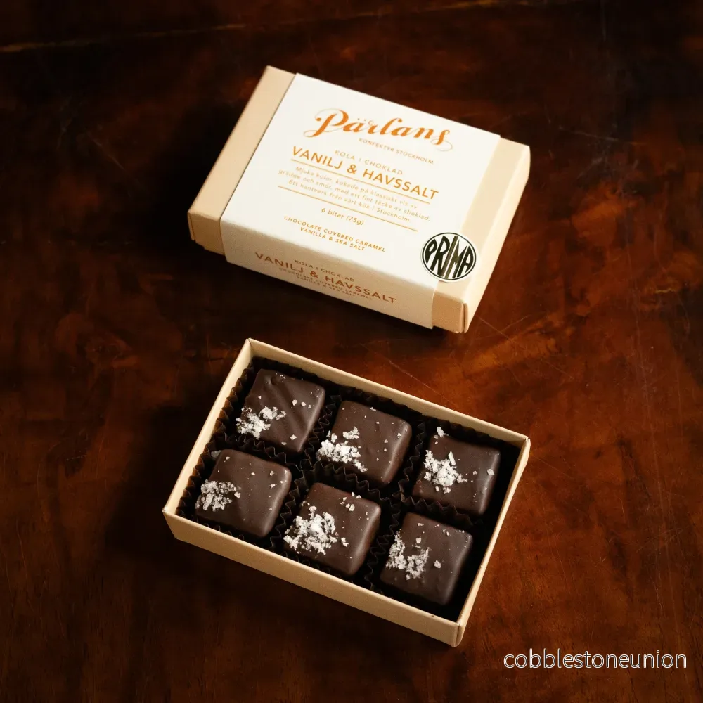 chocolate covered caramel VANILLA & SEA SALT 6 pieces - Bild 3