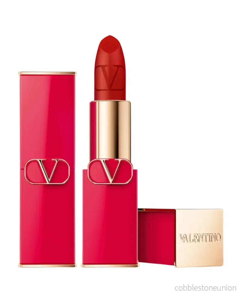 Valentino, Rosso, Matt, Krämigt läppstift, 219A, Återfyllningsbar, 3.5 g