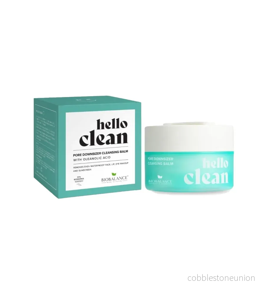 Bio Balance, Hello Clean Pore Downsizer, Rengöring och rening, Rengöringsbalsam, För ansikte & ögon, 100 ml