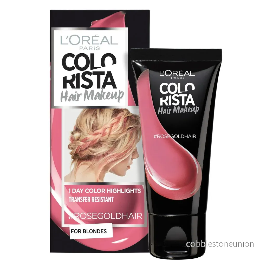 L’Oreal Paris, Colorista Hair Makeup, Semi-permanent hårfärg, #ROSEGOLDHAIR, 30 ml L’Oreal Paris, Colorista Hair Makeup, Semi-permanent hårfärg, #ROSEGOLDHAIR, 30 ml