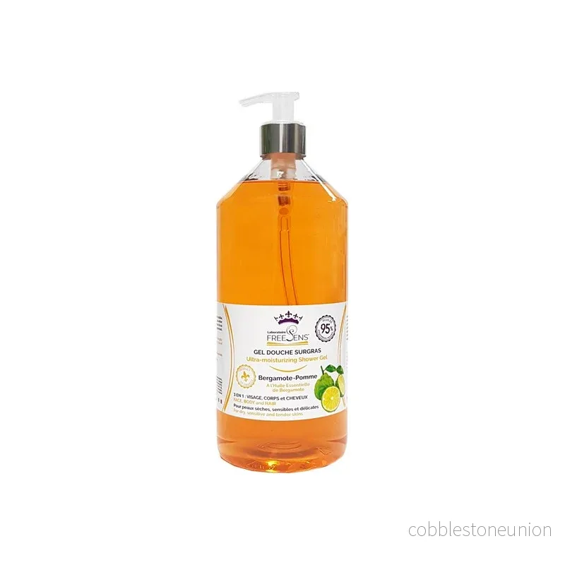 Laboratoire Freesens, Freesens, Duschgel & schampo 2-i-1, Bergamottessens, 1000 ml