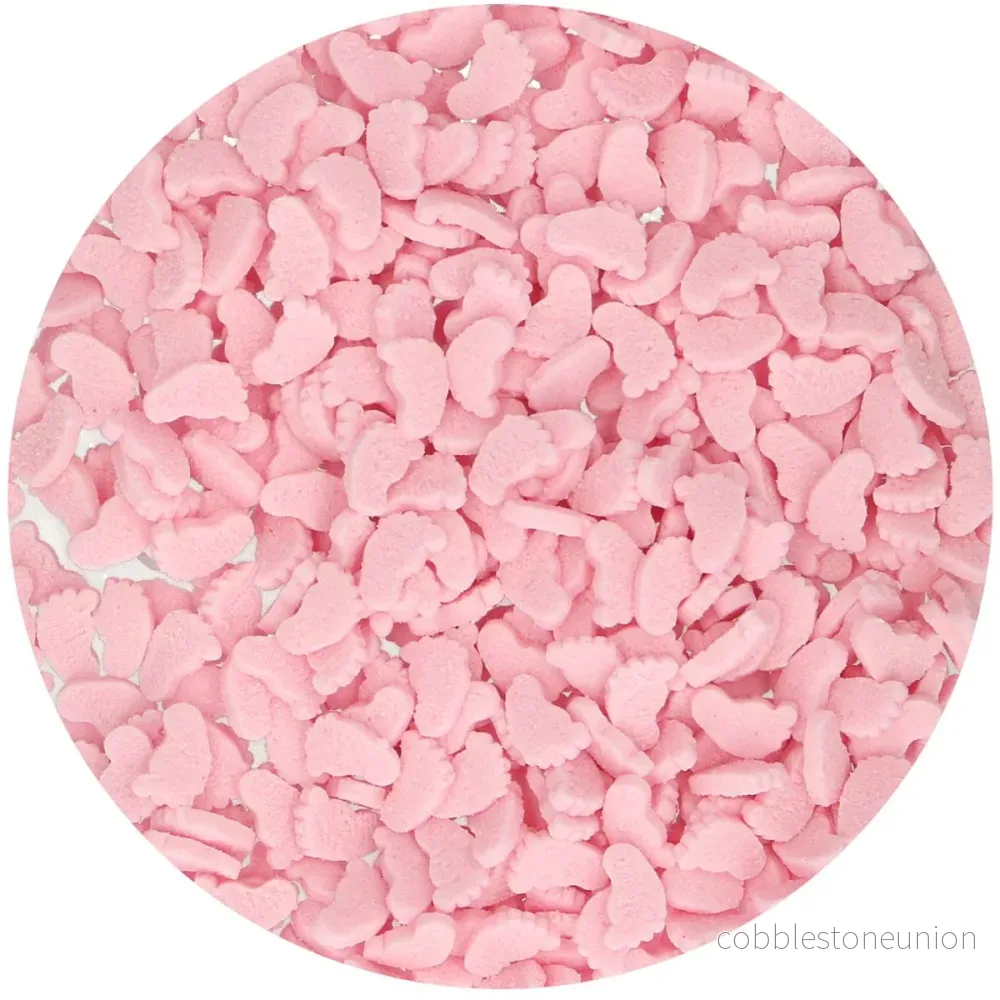 FunCakes Strössel - Baby Feet Pink