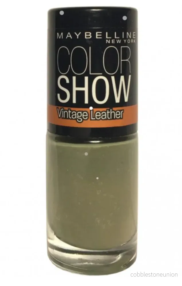 Maybelline, Color Show Vintage Leather, Nagellack, Nr 208, Salvia Grundläggande Grön, 7 ml Maybelline, Color Show Vintage Leather, Nagellack, Nr 208, Salvia Grundläggande Grön, 7 ml
