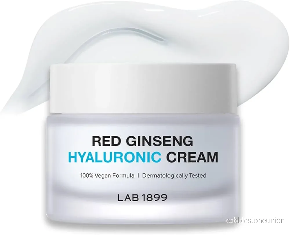 Lab 1899, Red Ginseng, Hyaluronsyra, Intensiv återfuktning, Kräm, Ansikte, 50 ml Lab 1899, Red Ginseng, Hyaluronsyra, Intensiv återfuktning, Kräm, Ansikte, 50 ml