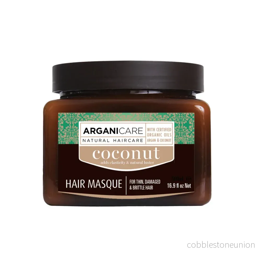 Arganicare, Coconut, Hårbehandlingskräm mask, Hydrating & Nourishing, Veckovis, 500 ml