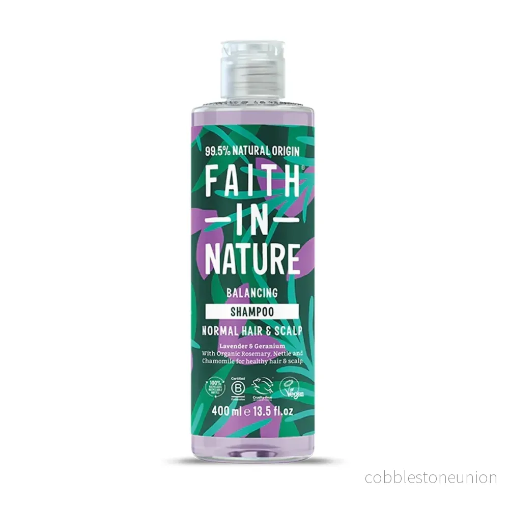 Faith In Nature, Lavender & Geranium, Hårschampo, Balancing & Cleansing, 400 ml Faith In Nature, Lavender & Geranium, Hårschampo, Balancing & Cleansing, 400 ml