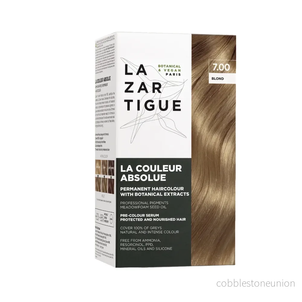 Lazartigue, La Couleur Absolue, Permanent hårfärg, 7.00 Blond, 143 ml Lazartigue, La Couleur Absolue, Permanent hårfärg, 7.00 Blond, 143 ml