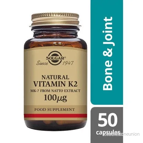Solgar Vitamin K2 (MK-7) 100 ug, 50 kapslar - Bild 2