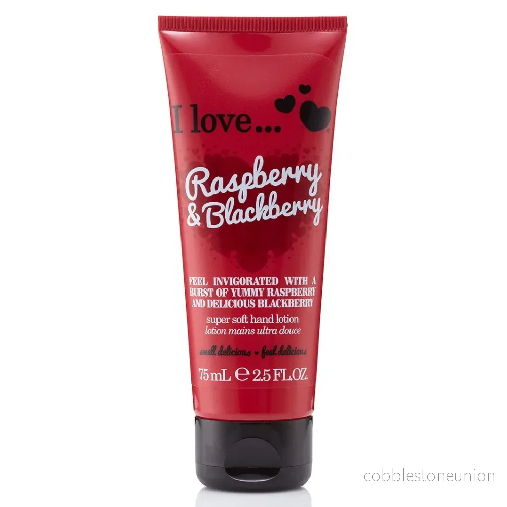 I Love, Raspberry & Blackberry, Återfuktande, Handlotion, 75 ml