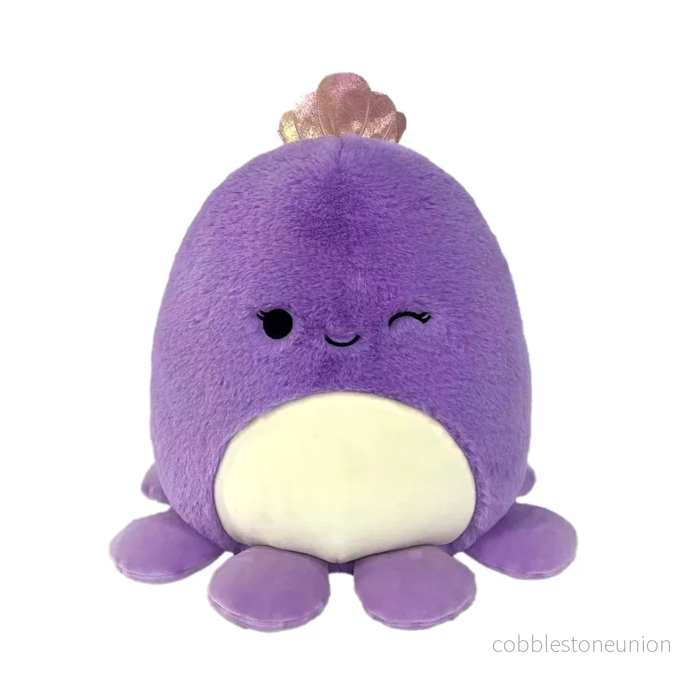 Squishmallows 30 cm Fuzz A Mallows Violet Octopus