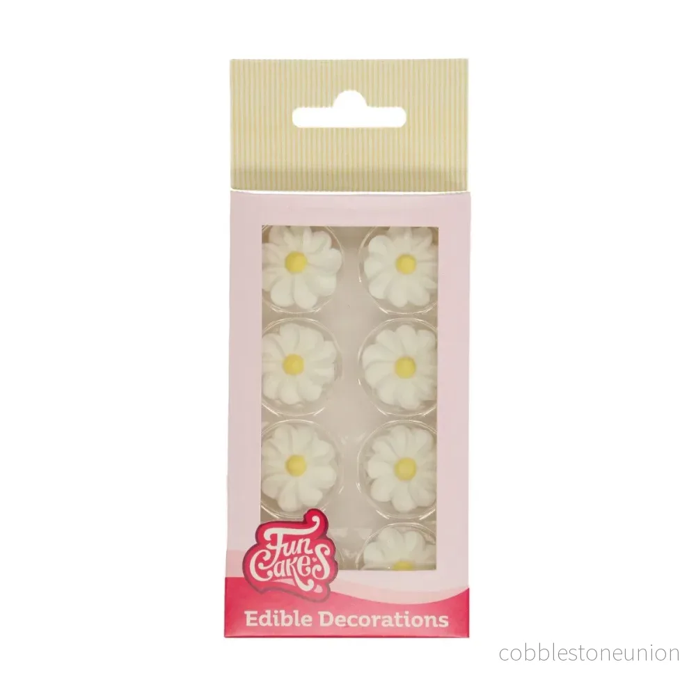 FunCakes Ätbara Blommor - Daisies 16st