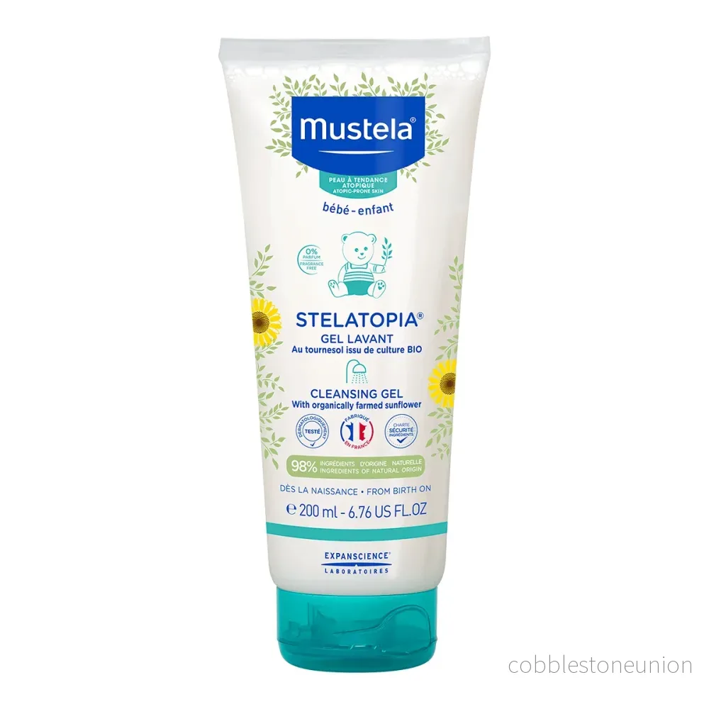Mustela, Stelatopia, Sunflower, Soothing and relaxing, Shower Gel, For very dry to atopic sensitive skin, 200 ml Mustela, Stelatopia, Sunflower, Soothing and relaxing, Shower Gel, For very dry to atopic sensitive skin, 200 ml