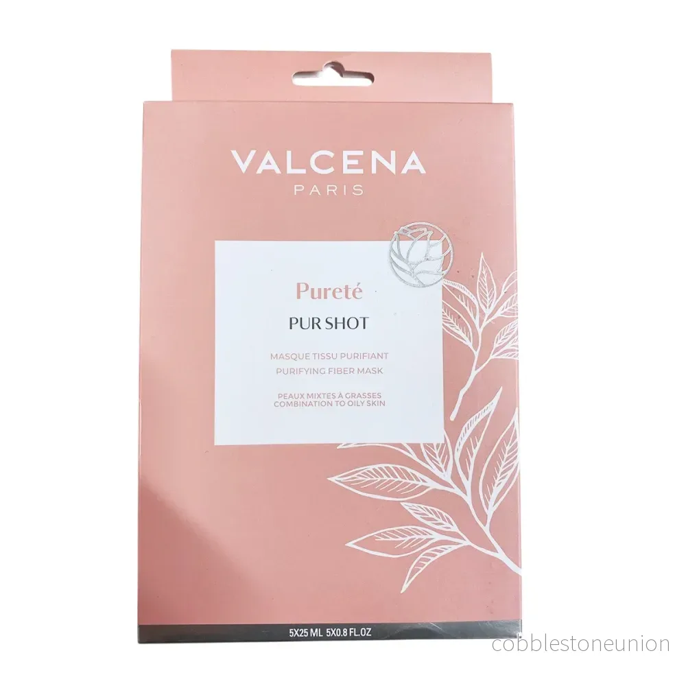 Set, Valcena, Pur Shot, Rengörande, Ansiktsmask, För ansiktet, 5 st, 25 ml Set, Valcena, Pur Shot, Rengörande, Ansiktsmask, För ansiktet, 5 st, 25 ml