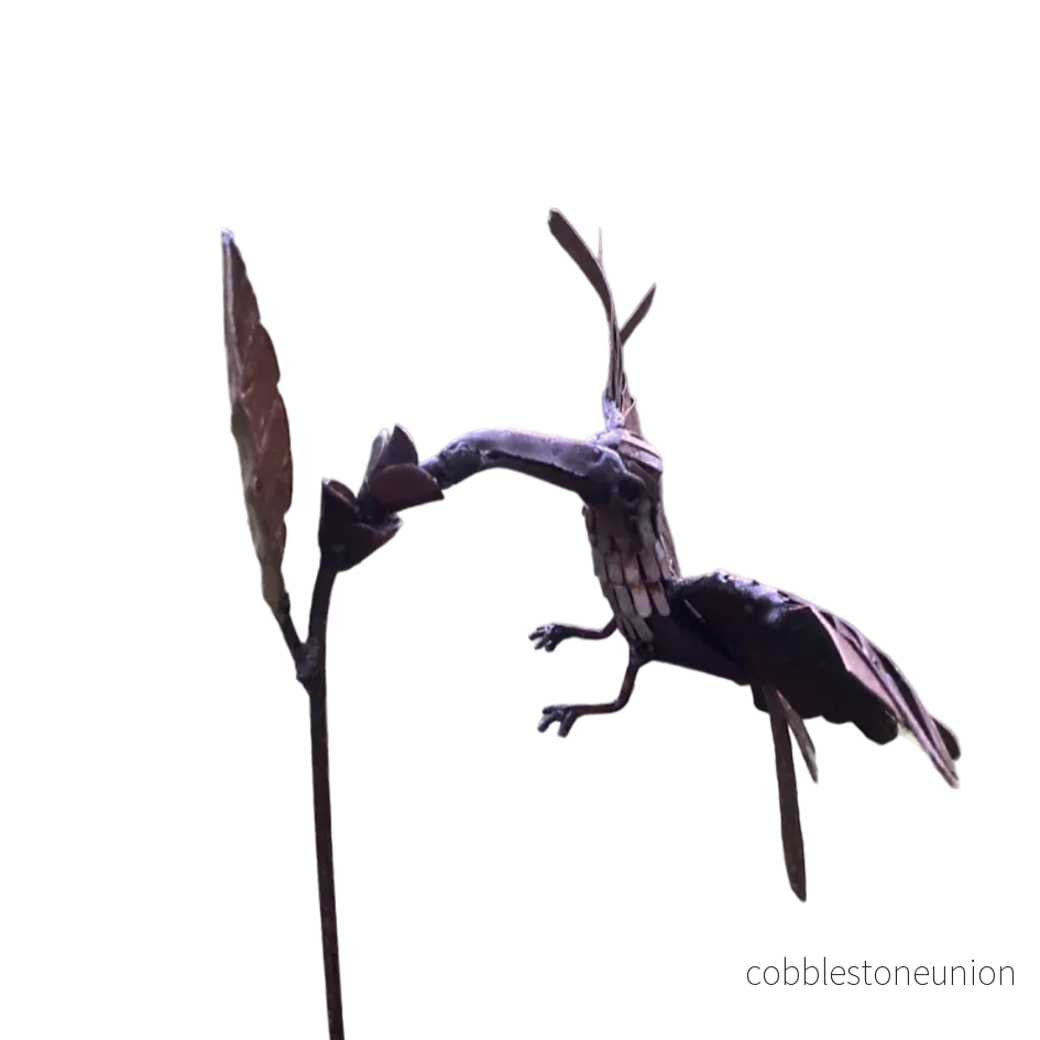 Växtstöd Kolibri 105 cm - Återvunnen Metall Zimbabwe - Bild 3
