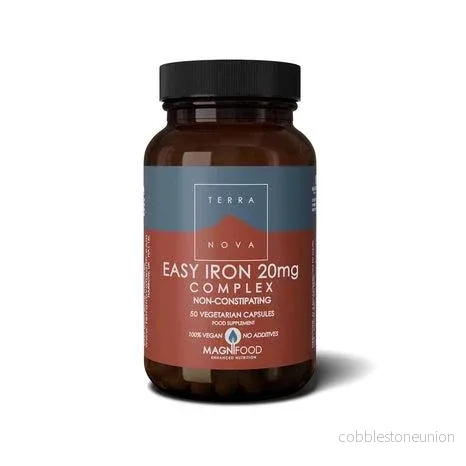 Terranova Easy Iron 20 mg Complex, 100 kapslar Terranova Easy Iron 20 mg Complex, 100 kapslar