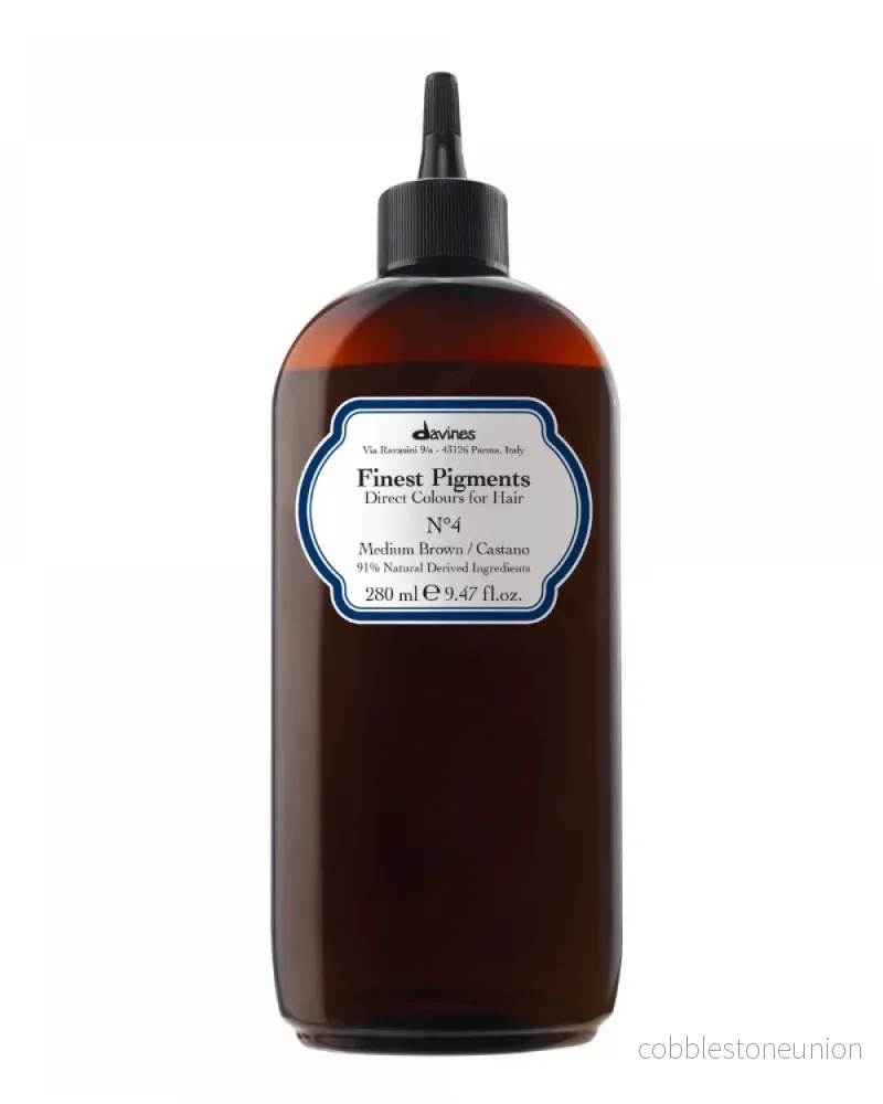 Davines, Finest Gloss, Natural Ingredients, Hair Colour Pigment, N.4 Medium Brown, 280 ml Davines, Finest Gloss, Natural Ingredients, Hair Colour Pigment, N.4 Medium Brown, 280 ml