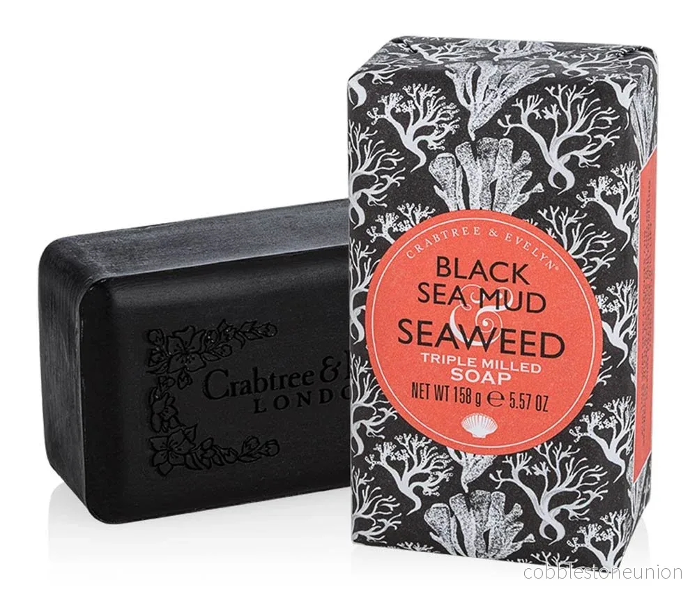 Crabtree & Evelyn, Black Sea Mud and Seaweed, Doftande tvål, 158 g - Bild 2