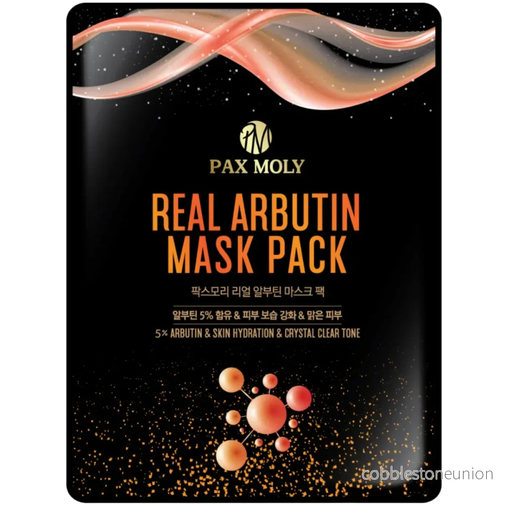 PaxMoly, Real Arbutin, Återfuktande, Ansiktsmask, För ansiktet, 25 ml