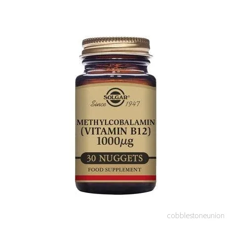 Solgar Methylcobalamin (Vitamin B12) 1000µg, 30 nuggets Solgar Methylcobalamin (Vitamin B12) 1000µg, 30 nuggets