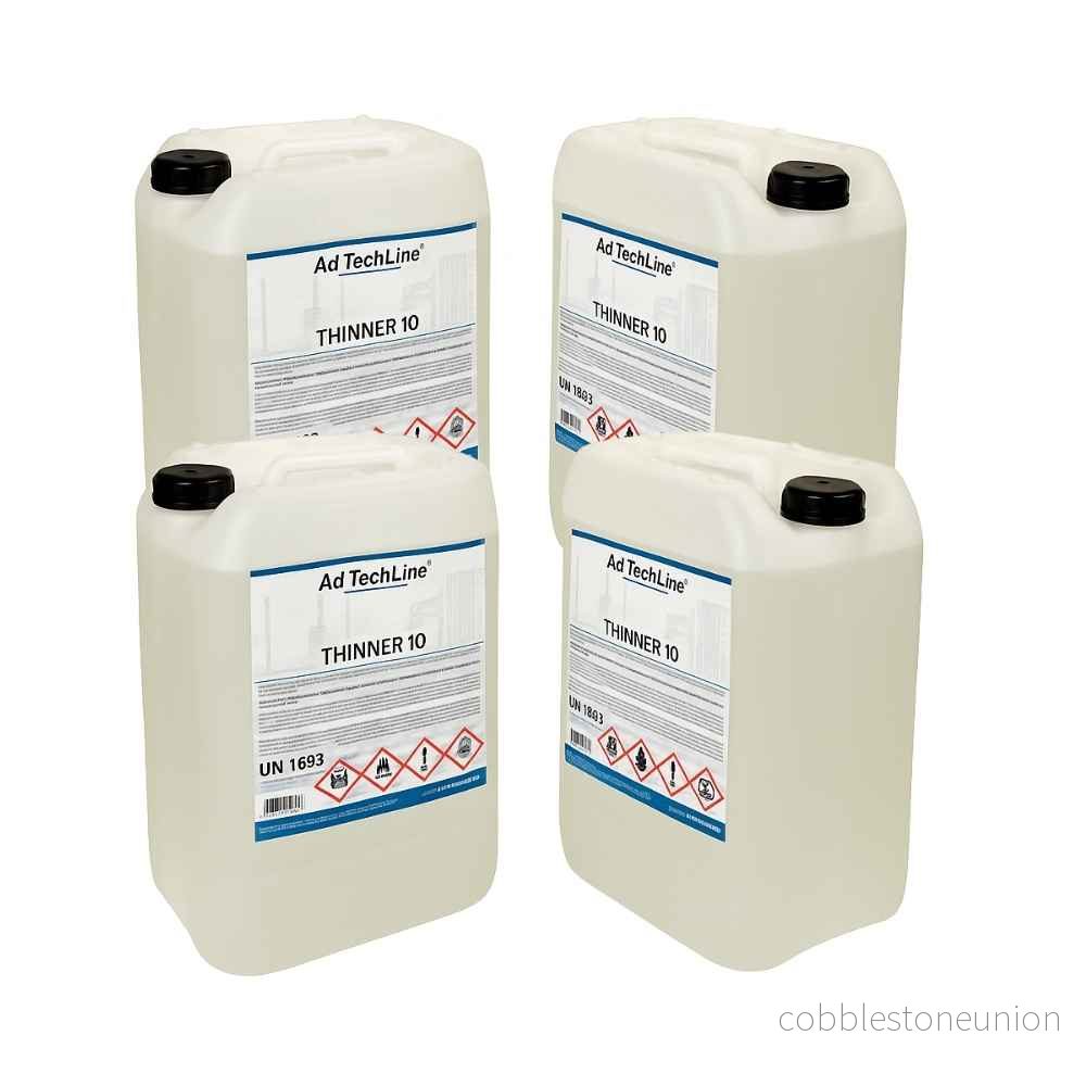 AdTechLine® Thinner 10 – Industriförpackning 4×25 L (100 liter) Fri Frakt