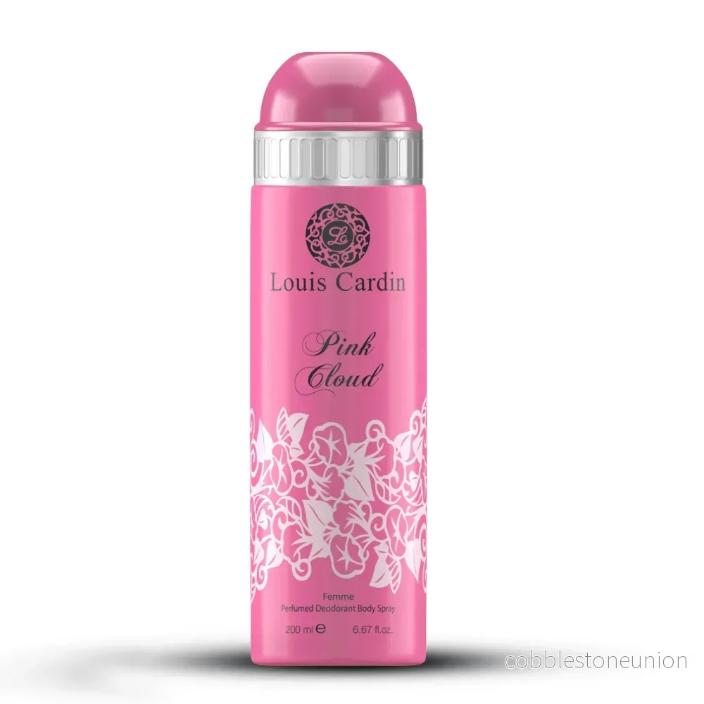 Louis Cardin, Pink Cloud, Deodorantspray, För kvinnor, 200 ml Louis Cardin, Pink Cloud, Deodorantspray, För kvinnor, 200 ml