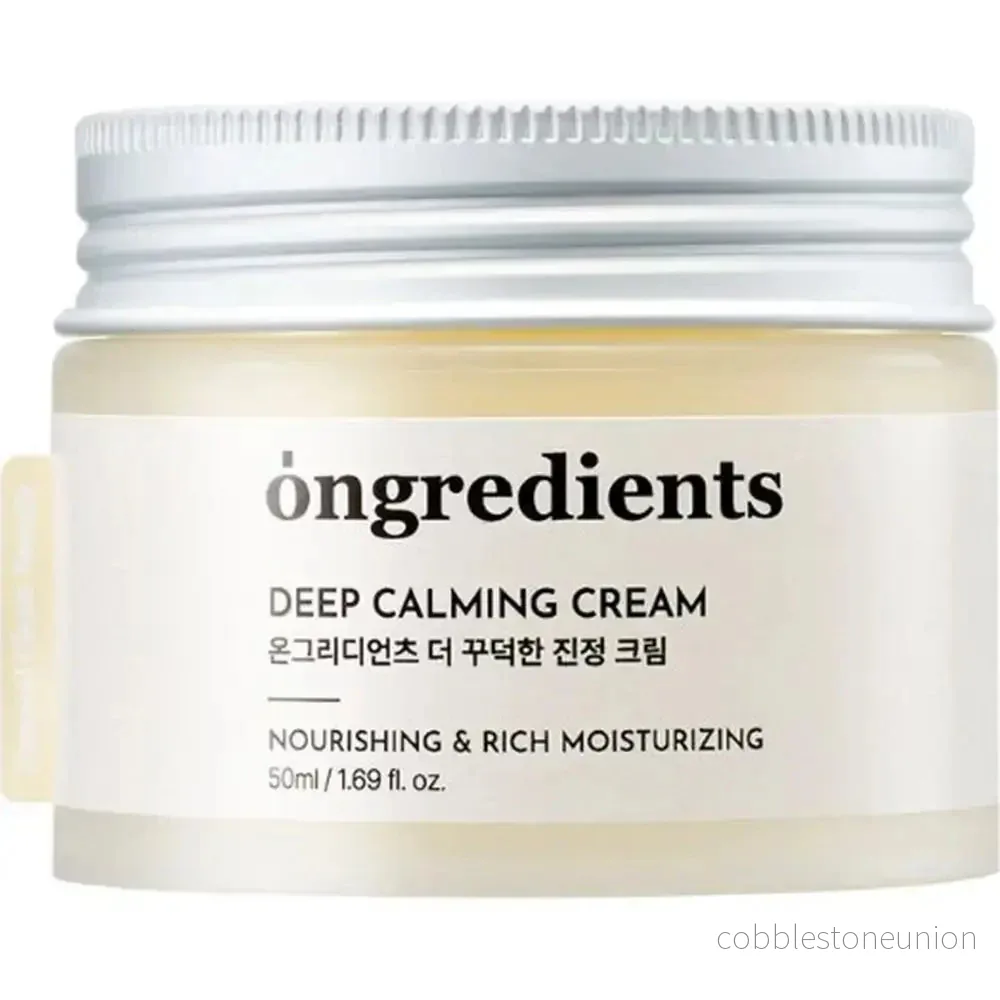 Ongredients, Deep Calming, Närande och återfuktande, Dagligen, Rik kräm, För ansiktet, 50 ml Ongredients, Deep Calming, Närande och återfuktande, Dagligen, Rik kräm, För ansiktet, 50 ml